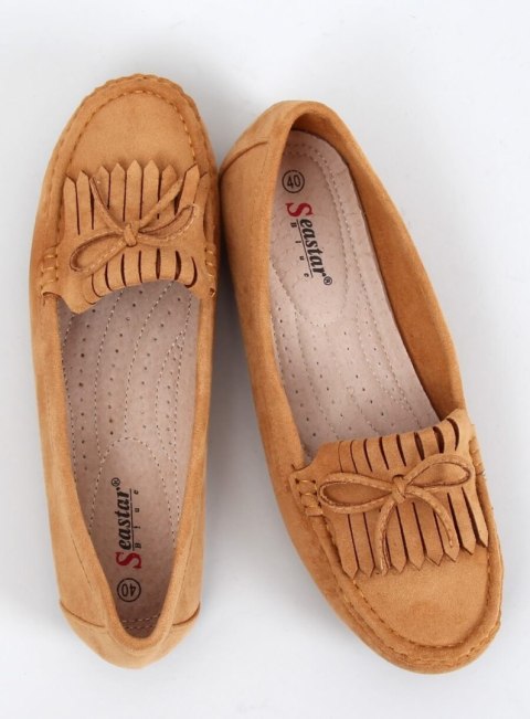 Mokasyny damskie camel GS11P TAN Mokasyny damskie camel GS11P TAN