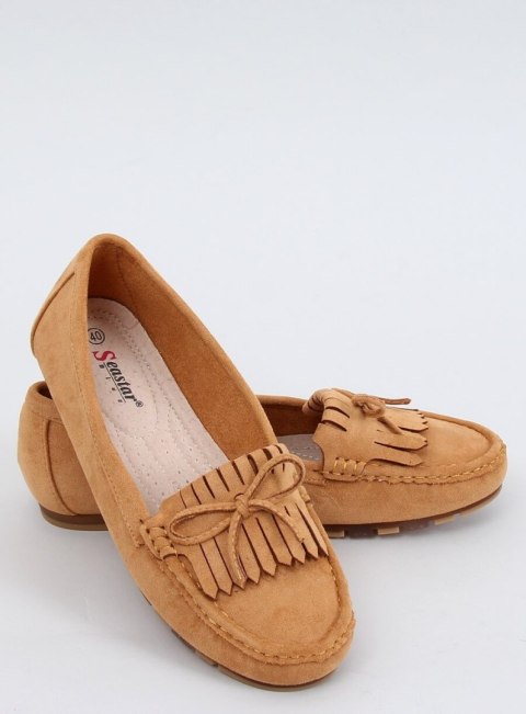 Mokasyny damskie camel GS11P TAN Mokasyny damskie camel GS11P TAN