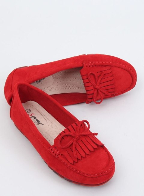 Mokasyny damskie czerwone GS11P RED Mokasyny damskie czerwone GS11P RED