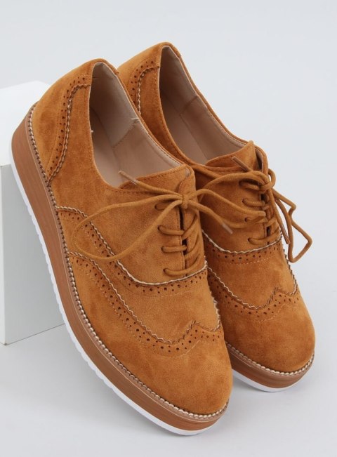 Mokasyny damskie sznurowane camel 8998-46 CAMEL Mokasyny damskie sznurowane camel 8998-46 CAMEL
