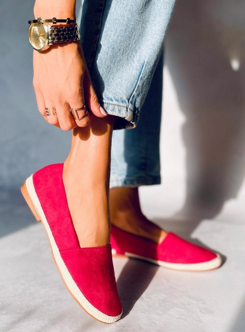 Tenisówki espadryle czerwone 7870 RED