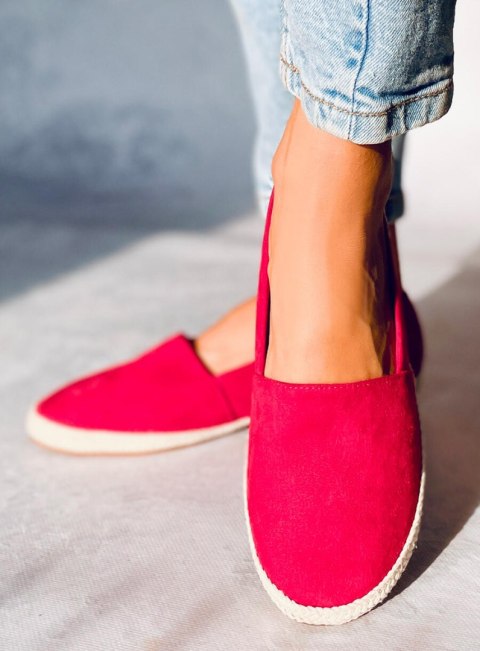 Tenisówki espadryle czerwone 7870 RED