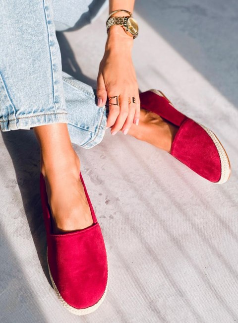 Tenisówki espadryle czerwone 7870 RED