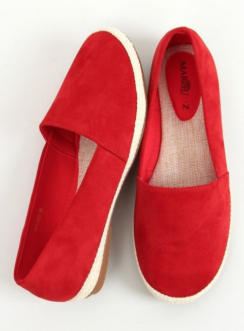 Tenisówki espadryle czerwone 7870 RED