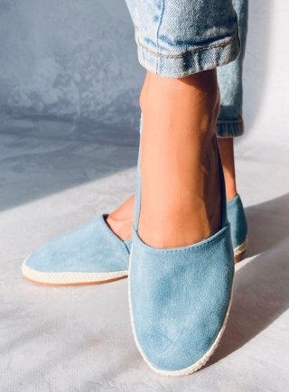 Tenisówki espadryle niebieskie 7870 BLUE