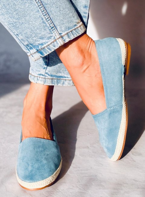 Tenisówki espadryle niebieskie 7870 BLUE