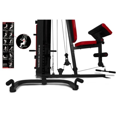 Atlas z ławką multigym PRO BMG 4700, stos 66kg Atlas z ławką multigym PRO BMG 4700, stos 66kg