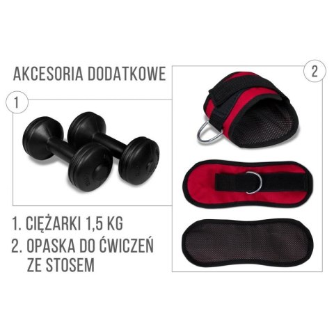 Atlas z ławką multigym PRO BMG 4700, stos 66kg Atlas z ławką multigym PRO BMG 4700, stos 66kg