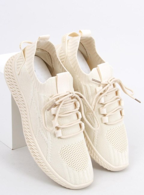 Buty sportowe skarpetkowe ZEWA BEIGE