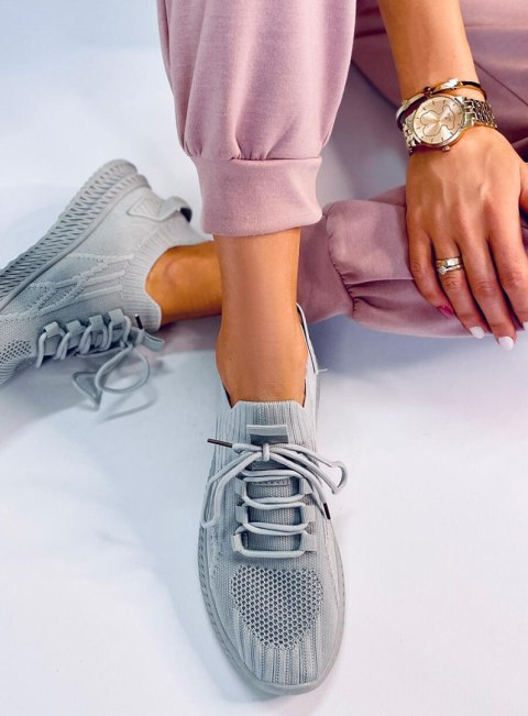 Buty sportowe skarpetkowe ZEWA GREY