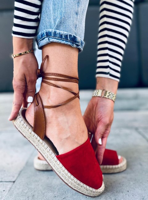 Espadryle damskie ANDRINA RED