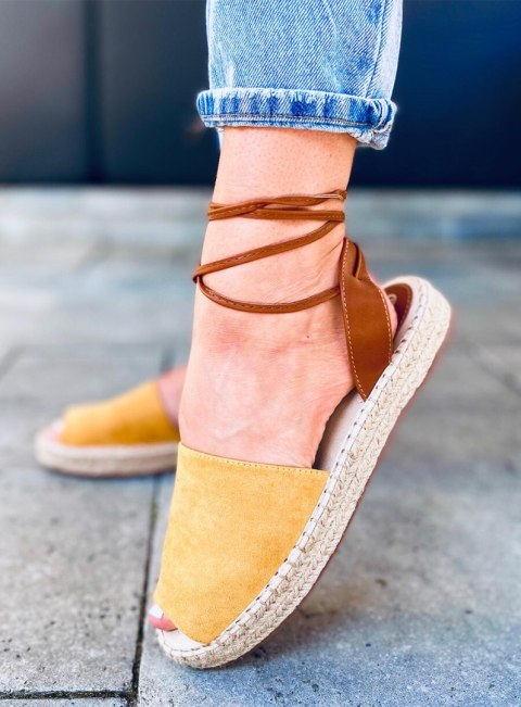 Espadryle damskie ANDRINA YELLOW