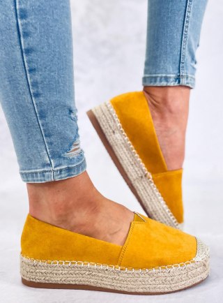 Espadryle damskie PILAR YELLOW