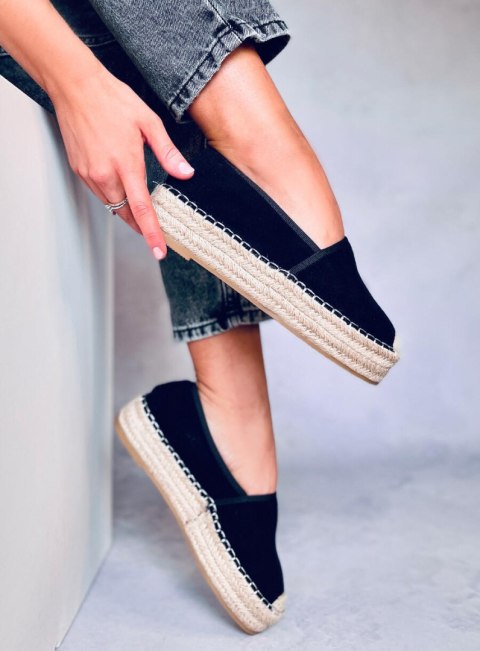 Espadryle damskie ZECA BLACK