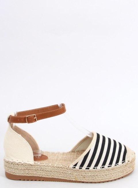 Espadryle w paski GEMA BLACK