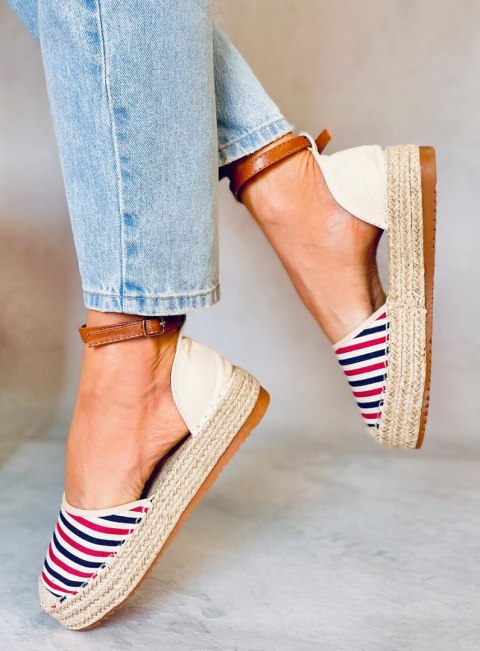 Espadryle w paski GEMA MIX