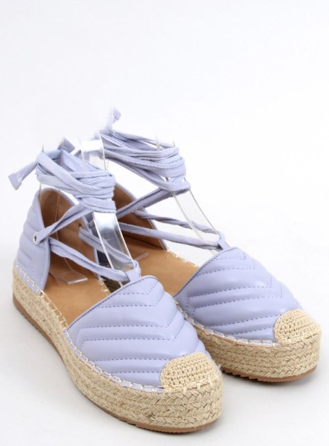 Espadryle wiązane na kostkę FREESIA PURPLE