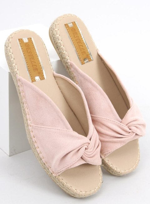 Klapki espadryle TEIT PINK