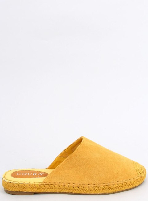 Klapki espadryle full kolor MARINA YELLOW