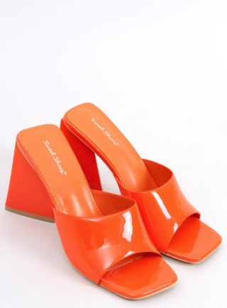 Klapki na obcasie MERYL ORANGE