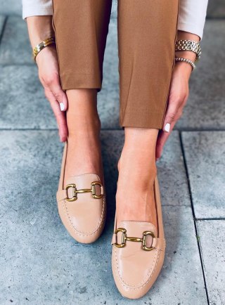 Mokasyny damskie ALLEY KHAKI