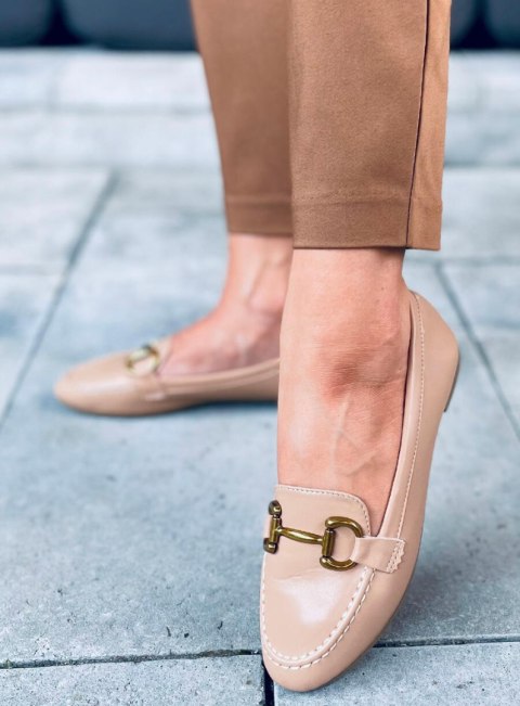 Mokasyny damskie ALLEY KHAKI Mokasyny damskie ALLEY KHAKI