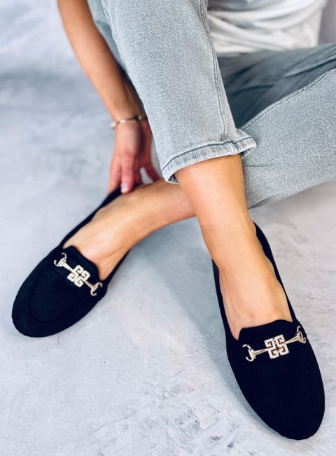 Mokasyny damskie CHLOE BLACK Mokasyny damskie CHLOE BLACK