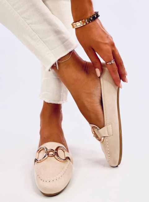 Mokasyny damskie PORTER BEIGE Mokasyny damskie PORTER BEIGE