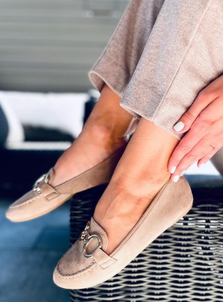 Mokasyny damskie PORTER KHAKI