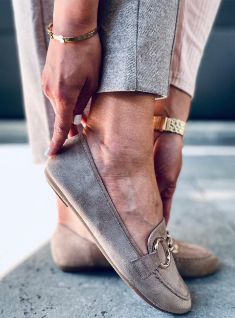 Mokasyny damskie PORTER KHAKI Mokasyny damskie PORTER KHAKI