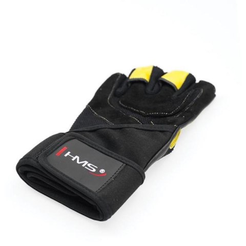 Rękawice na siłownię Black/Yellow HMS RST01 r.L