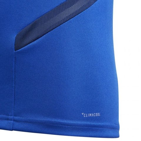 Bluza piłkarska adidas Tiro 19 Training Top niebieska JR DT5279 Bluza piłkarska adidas Tiro 19 Training Top niebieska JR DT5279