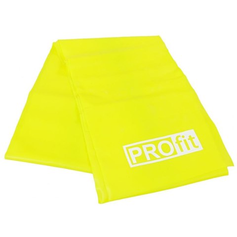 GUMA FITNESS PROFIT LONG LIGHT 200x15x0,35cm żółta DK 2227