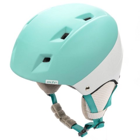 Kask narciarski Meteor Kiona jasnoniebieski/biały 24857 Kask narciarski Meteor Kiona jasnoniebieski/biały 24857