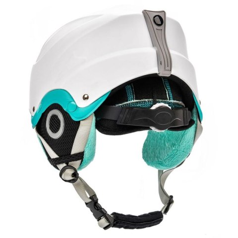 Kask narciarski Meteor Lumi biały/miętowy 24858-24860 Kask narciarski Meteor Lumi biały/miętowy 24858-24860
