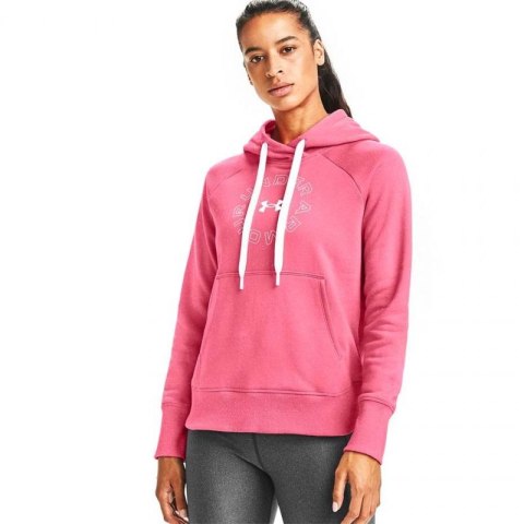 Bluza sportowa Under Armour Rival Fleece Metallic Hoodie W 1356323 668