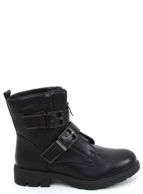 Botki militarne UMROO BLACK Botki militarne UMROO BLACK
