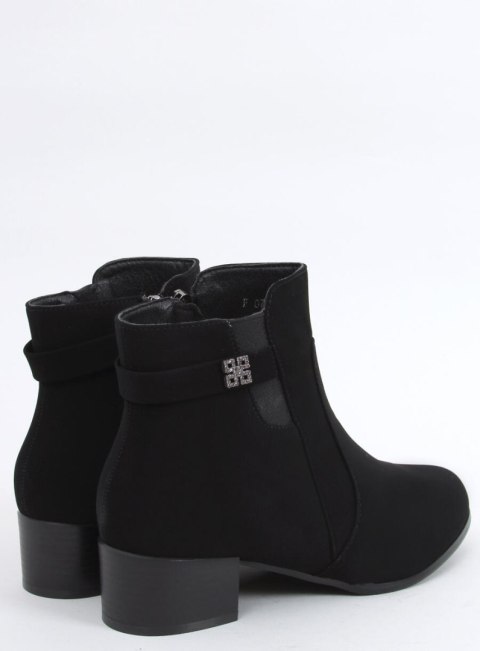 Botki na niskim obcasie RADD BLACK