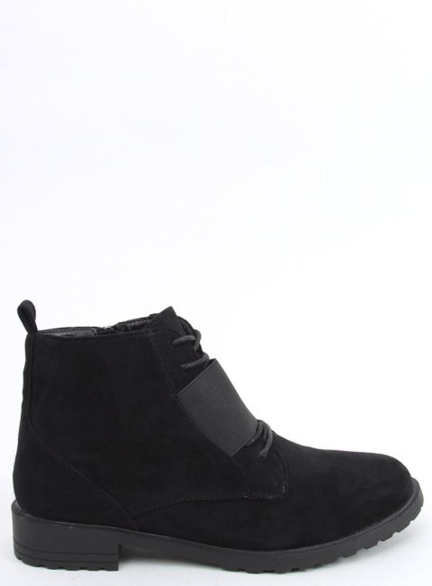 Botki sznurowane ANJA BLACK Botki sznurowane ANJA BLACK