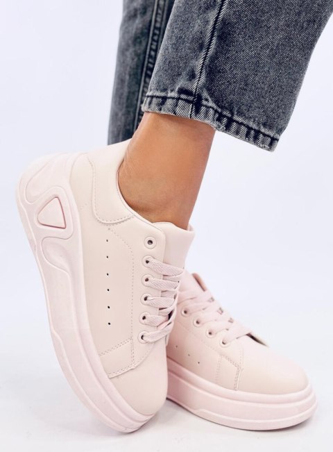 Buty na wysokiej podeszwie NEBU PINK