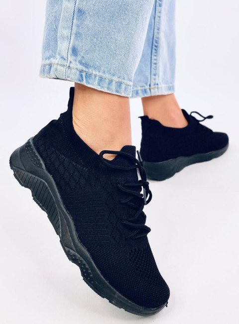 Buty sportowe skarpetkowe TUTTO ALLBLACK