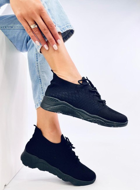 Buty sportowe skarpetkowe TUTTO ALLBLACK