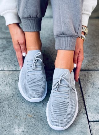 Buty sportowe skarpetkowe YETTO GREY