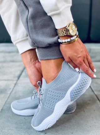 Buty sportowe skarpetkowe YETTO GREY