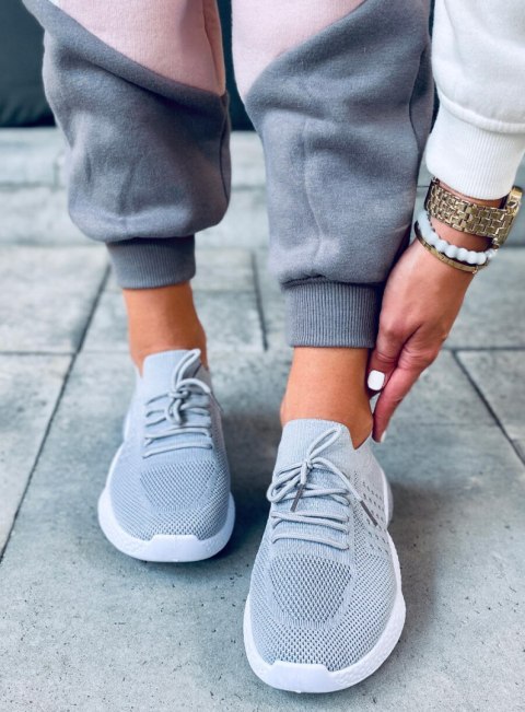 Buty sportowe skarpetkowe YETTO GREY