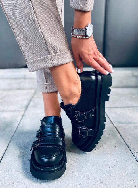 Mokasyny damskie ATENA BLACK Mokasyny damskie ATENA BLACK