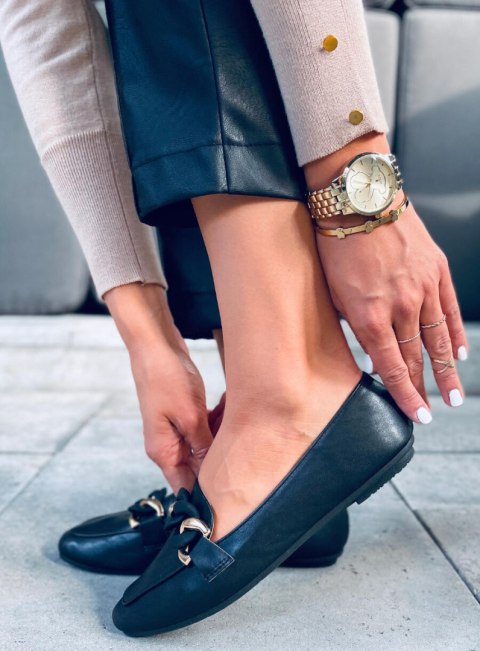 Mokasyny damskie MATILDE BLACK Mokasyny damskie MATILDE BLACK