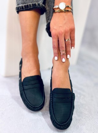 Mokasyny damskie MINORI BLACK