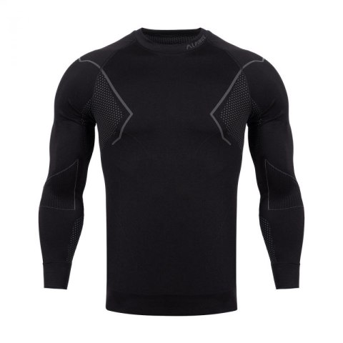 Koszulka termoaktywna Alpinus Active Base Layer czarno-szara M GT43189