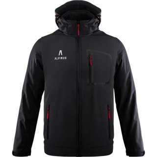 Kurtka Softshell Alpinus Stenshuvud czarna BR43371